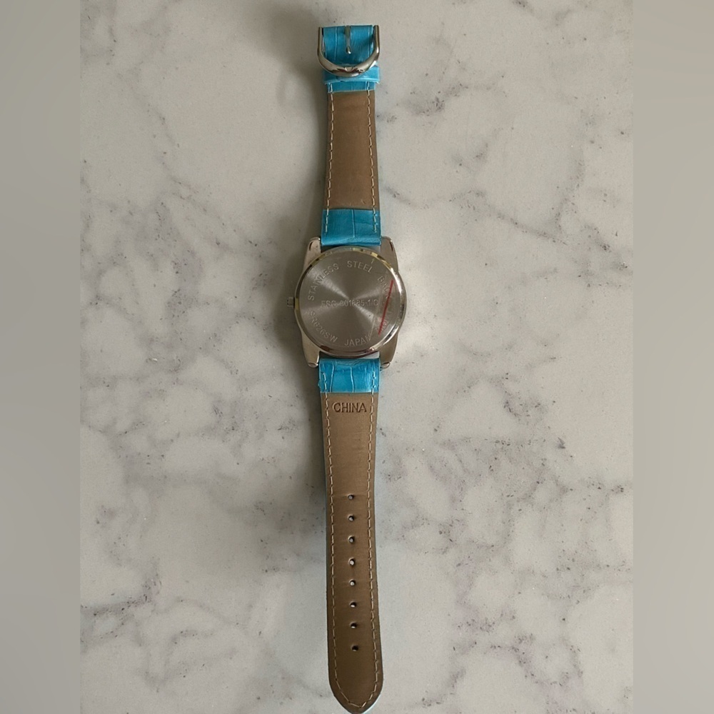 Avon Large Face Turquoise Watch - Picture 5 of 6